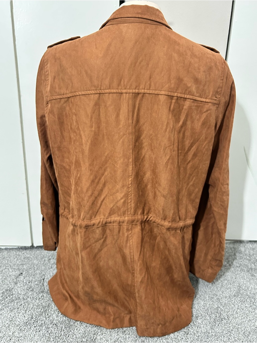Staccato Rust Tan Drawstring Utility Jacket - Picture 2 of 3